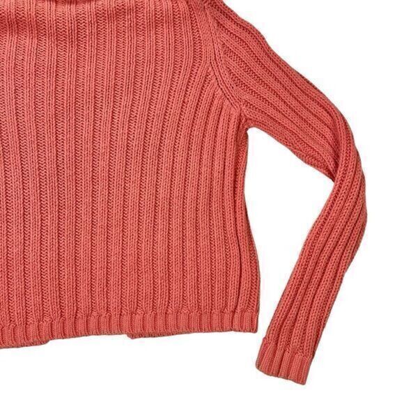 Ann Taylor Loft Studio Cardigan Sweater Womens Small Pink Granny Core Open Knit - Picture 9 of 16